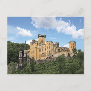 Postal Coblenza, Alemania, castillo de Stolzenfels,