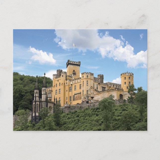 Postal Coblenza, Alemania, castillo de Stolzenfels, (Anverso)