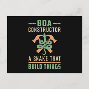 Postal Cobra Snake Reptile Animal Snakers Mascota Funny G