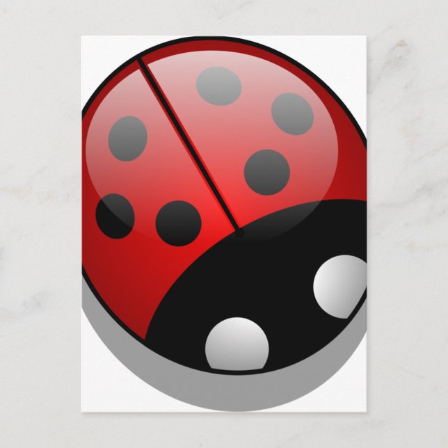 Postal Coccinelle (Anverso)