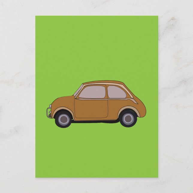 Postal Coche Antiguo  (Anverso)