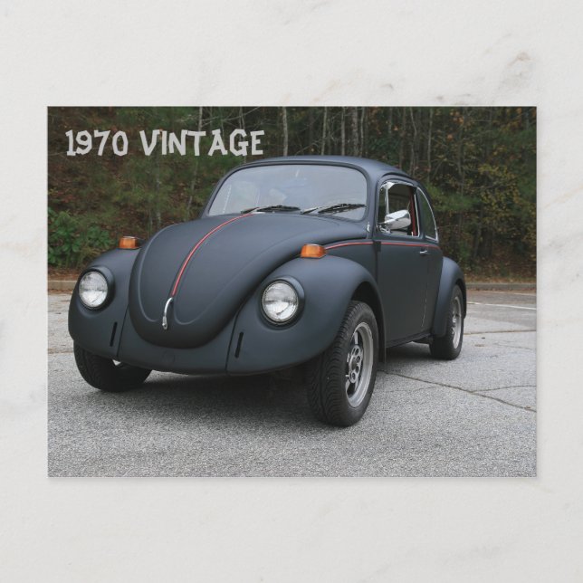 Postal Coche Antiguo (Anverso)