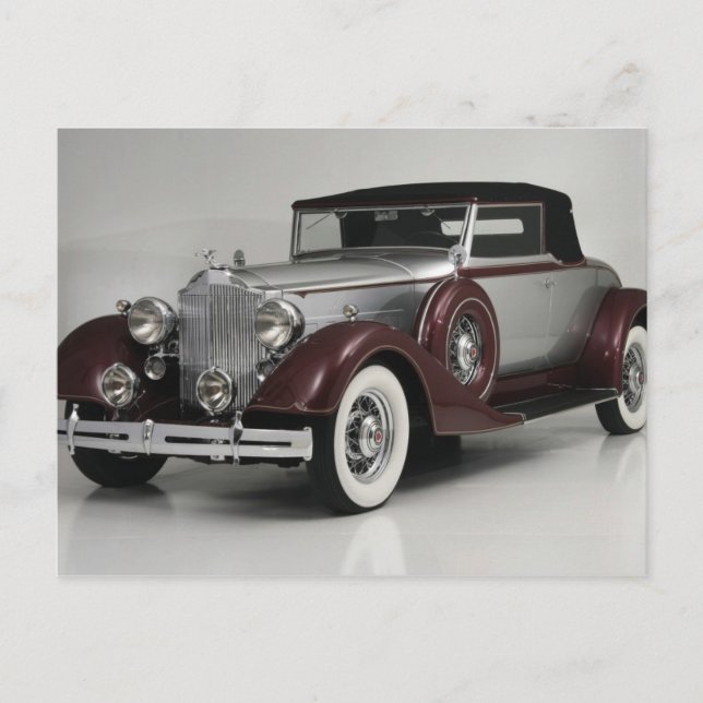 Postal coche antiguo 02 (Anverso)