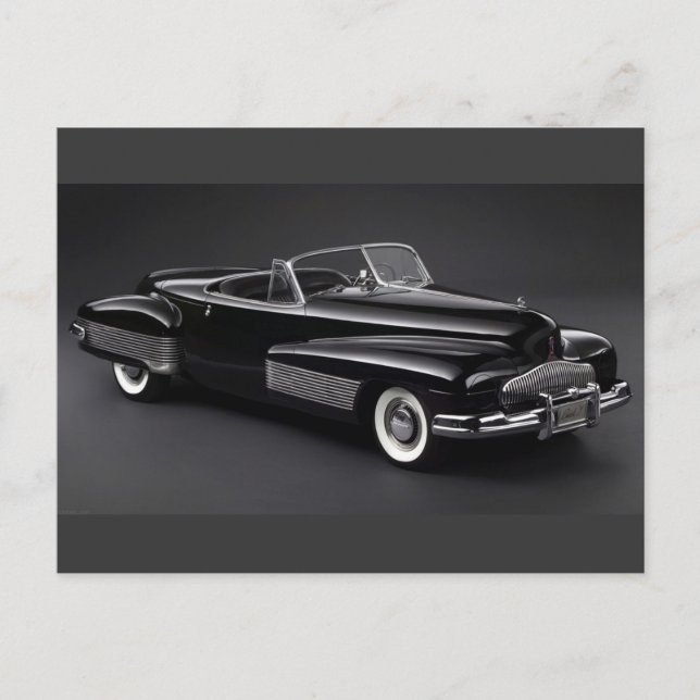 Postal coche antiguo 08 (Anverso)