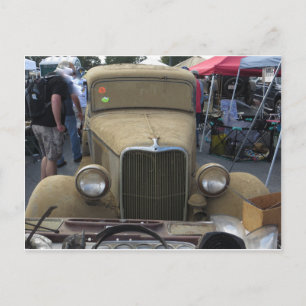 Postal Coche cubierto de suciedad