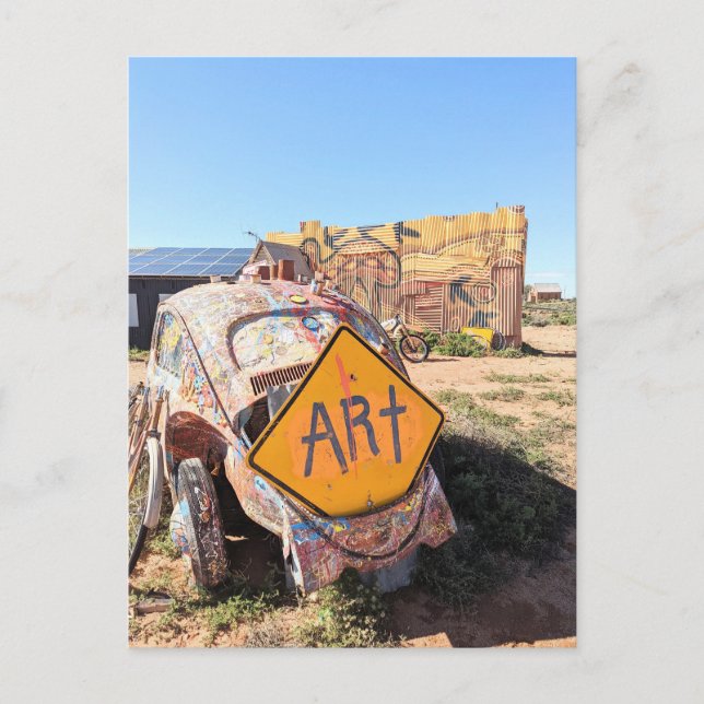 Postal Coche de arte, Silverton NSW (Anverso)
