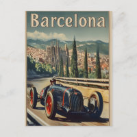 Coche de Carreras de época en Barcelona