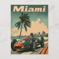 Coche de Carreras vintage en Miami