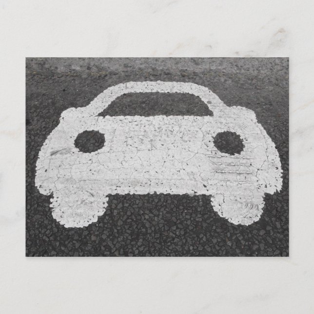 Postal Coche de carretera (Anverso)