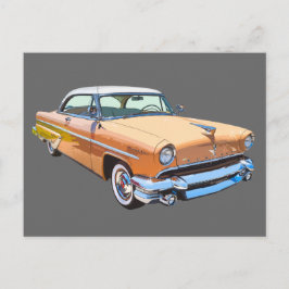 Postal Coche de lujo Lincoln Capri de 1955