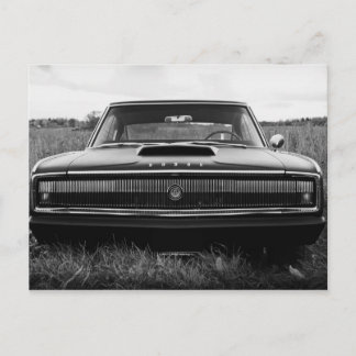 Postal Coche del músculo del cargador de 1966 Dodge