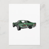 Coche deportivo Corvette 1970: Fin verde
