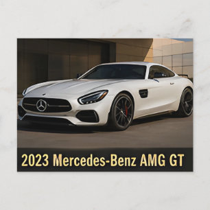 Postal Coche deportivo de lujo moderno Mercedes-Benz AMG