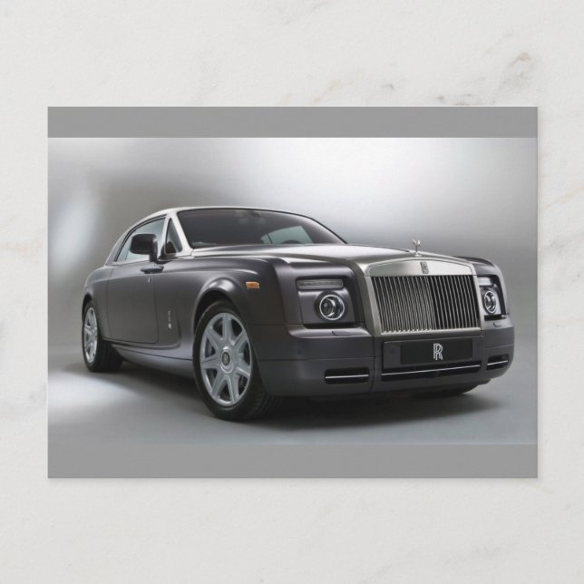 Postal coche moderno 05 (Anverso)