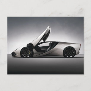 Postal coche moderno 07