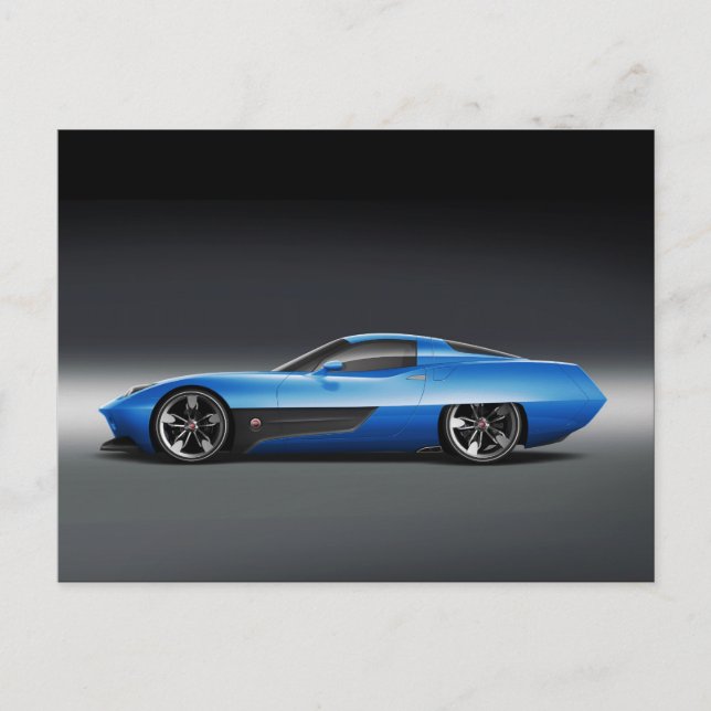 Postal Coche moderno 27 (Anverso)