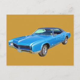 Postal Coche Músculo Buick Riviera 1967