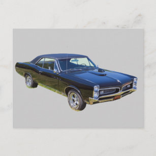 Postal Coche Músculo Pontiac GTO de 1967