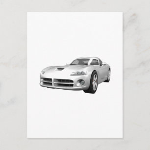 Postal Coche músculo Viper duro: Fin blanco