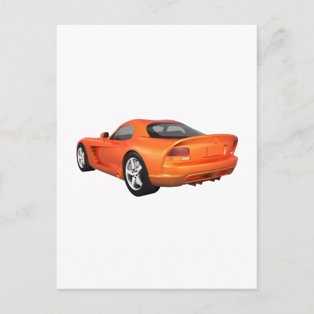 Postal Coche músculo Viper duro: Fin de naranja (Anverso)
