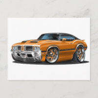 Coche Naranja Olds Cutlass 442