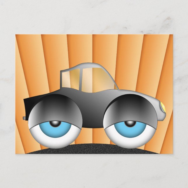 Postal Coche ocular (Anverso)