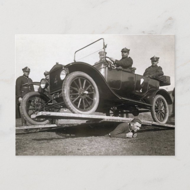 Postal Coche Stunt (Anverso)