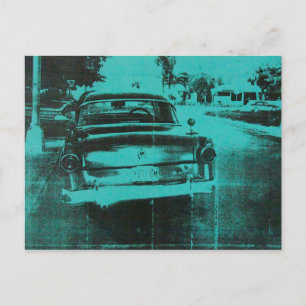 Postal Coche verde