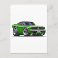 Coche verde Dodge Charger