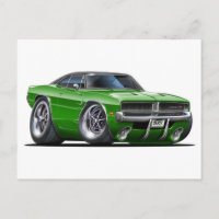 Coche verde Dodge Charger