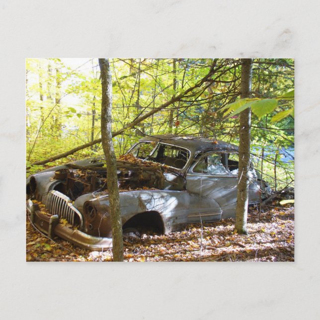 POSTAL COCHE VIEJO (Anverso)