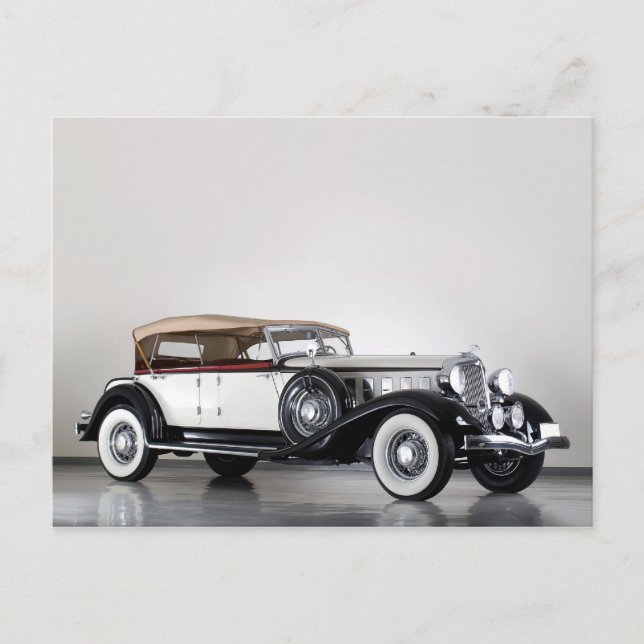Postal Coche viejo 42 (Anverso)