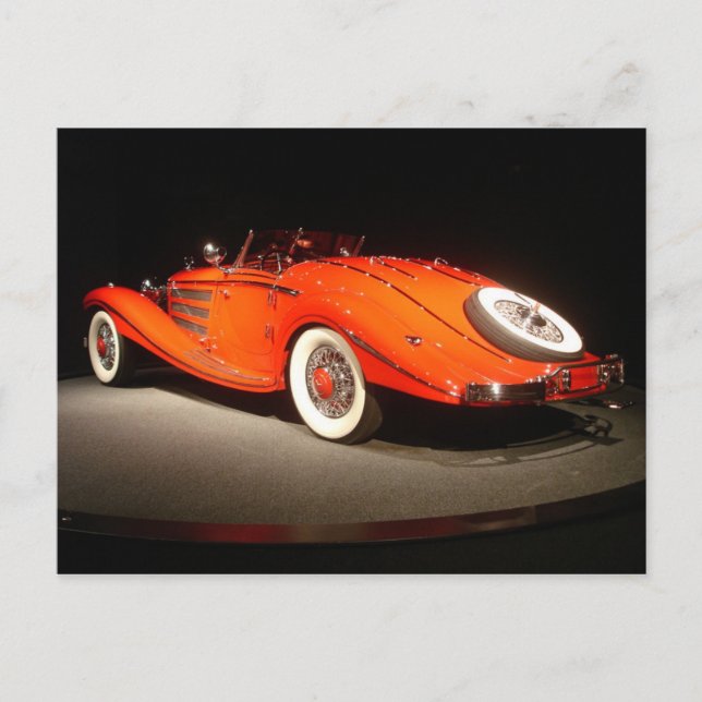 Postal Coche Vintage (Anverso)