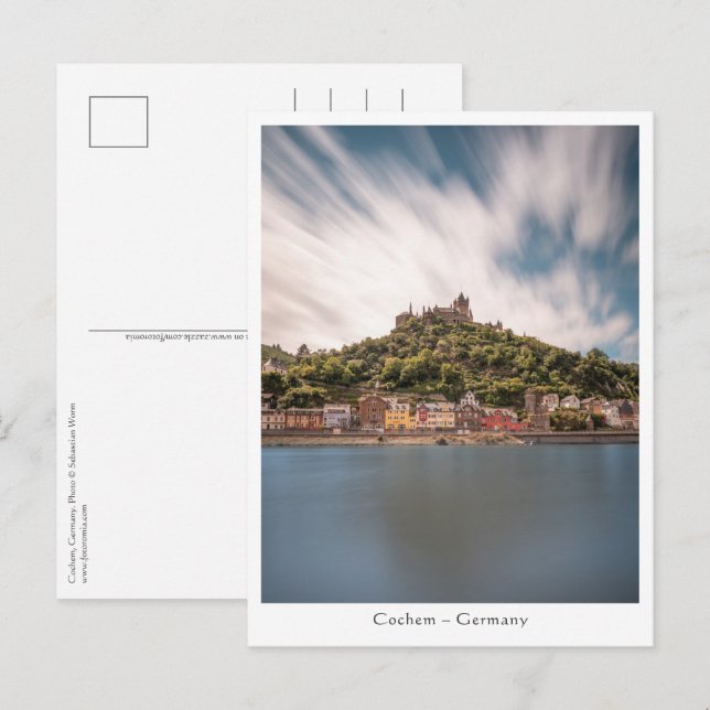 Postal Cochem Alemania (Anverso / Reverso)
