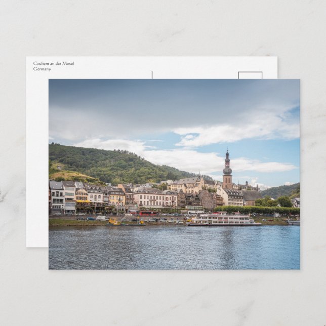 Postal Cochem Alemania (Anverso / Reverso)