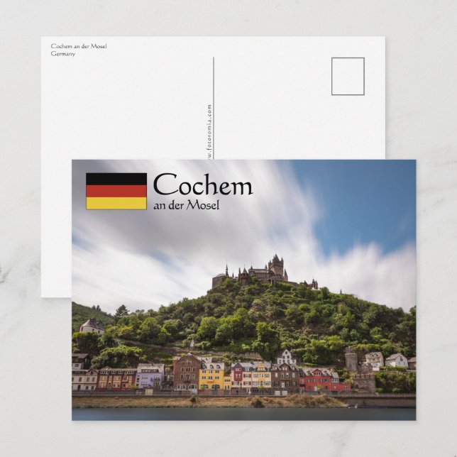 Postal Cochem Alemania (Anverso / Reverso)
