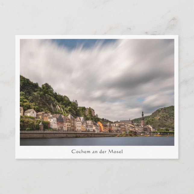 Postal Cochem Mosel Alemania (Anverso)