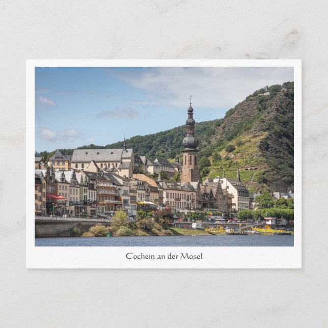 Postal Cochem Moselle (Anverso)