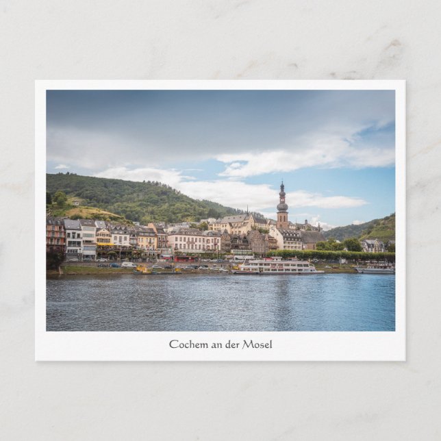 Postal Cochem Moselle (Anverso)