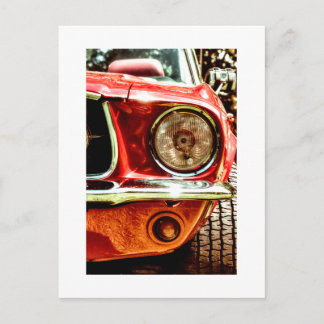 Postal Coches Clásicos Americanos - Rojo (0275)