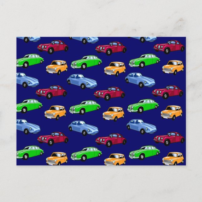 Postal Coches de personalizable (Anverso)