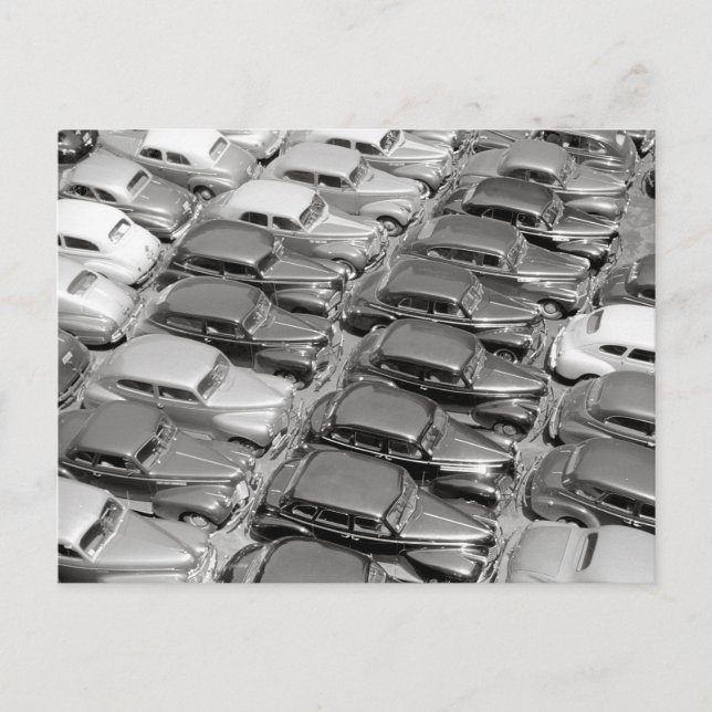 Postal Coches en Chicago, 1941 (Anverso)