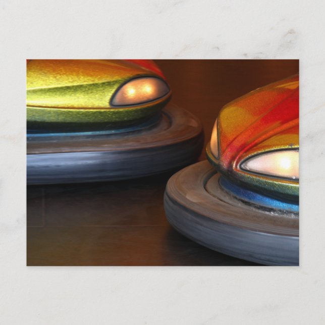 Postal coches parachoque (Anverso)