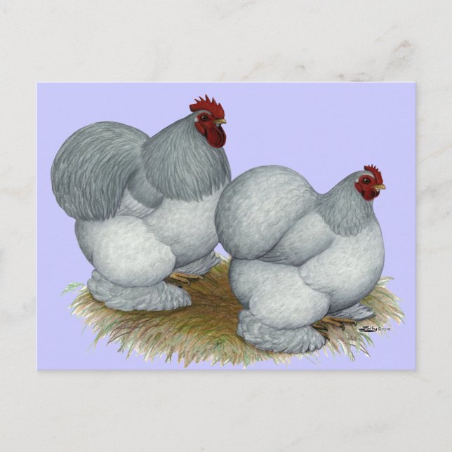 Postal Cochin:  Autoazul (Anverso)