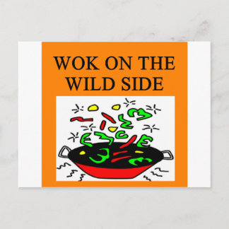 Postal cocina china de wok