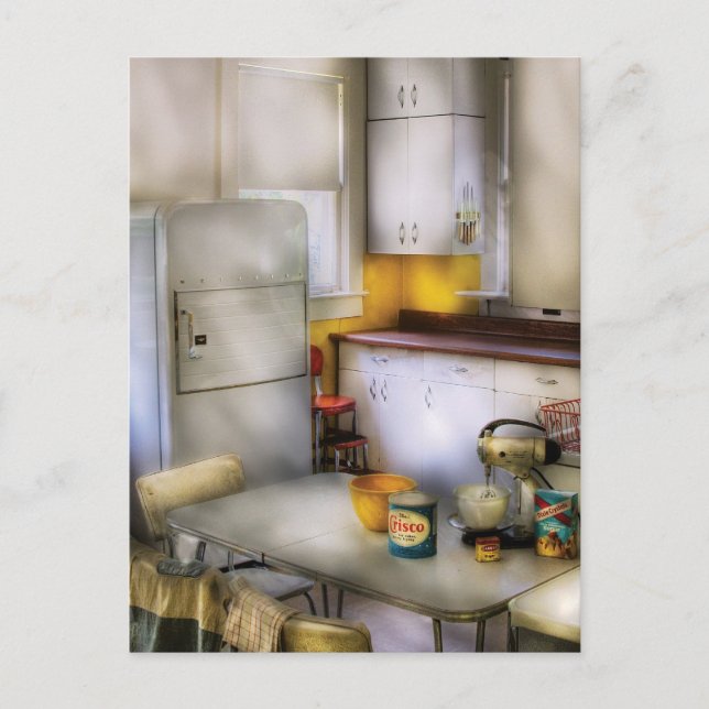 Postal Cocina - Cocina de los años 60 (Anverso)