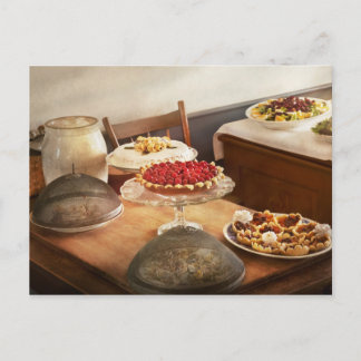 Postal Cocina - Comida - El curso de postre