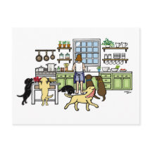 Cocina de mamá de Labrador