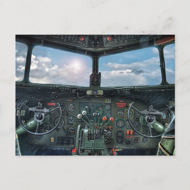 Postal Cocina de Vintage Aircraft (Anverso)