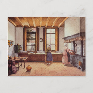 Postal Cocina del Zwijnshoofd Hotel en Arnhem, 1838